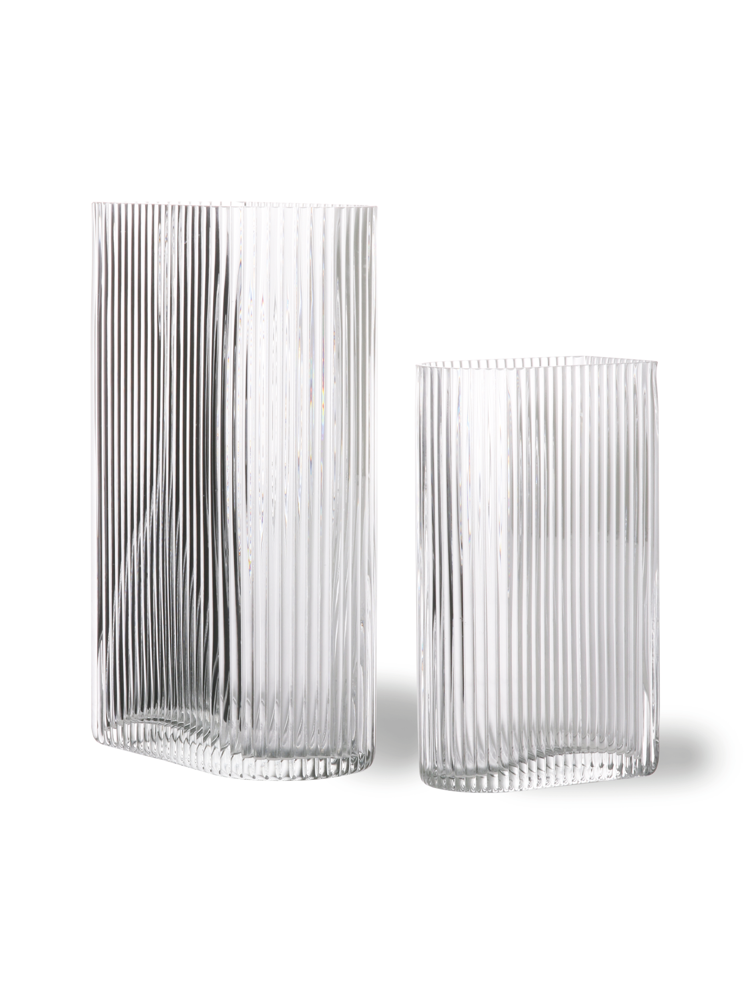 Jarras Clear Ribbed