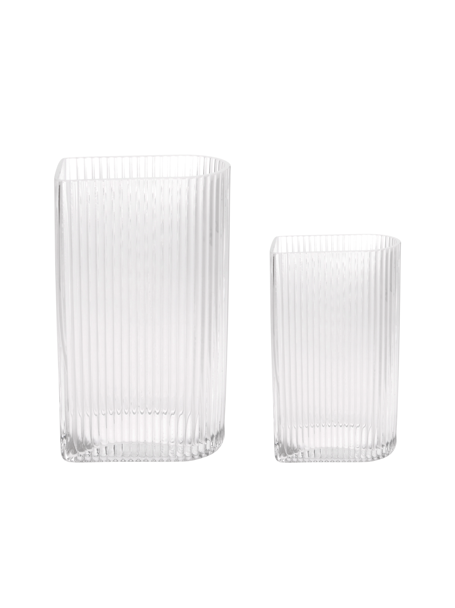 Jarras Clear Ribbed